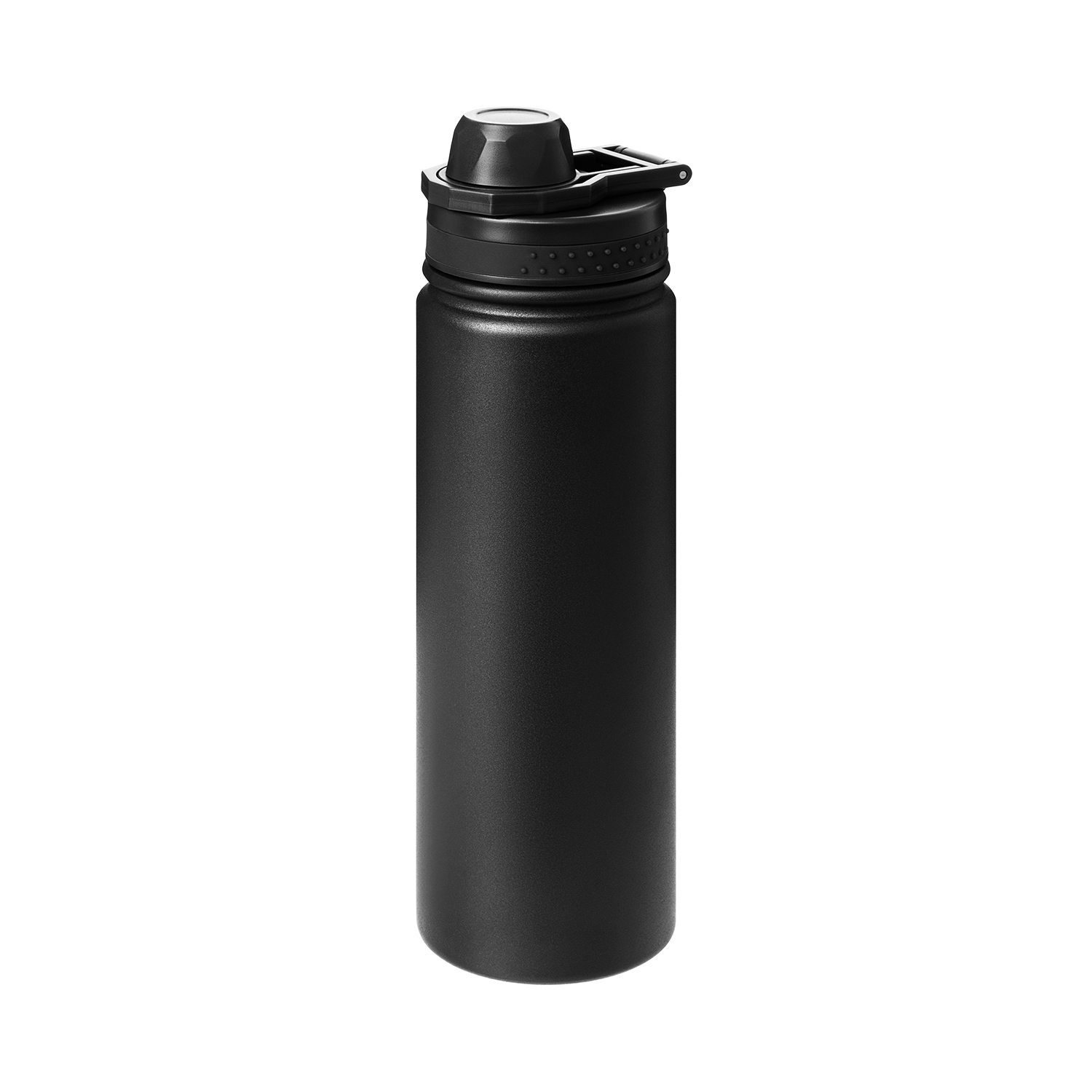 Термобутылка вакуумная герметичная Savona, бежевая — пример нанесения логотипа (Portobello Термокружки) | Print Logo