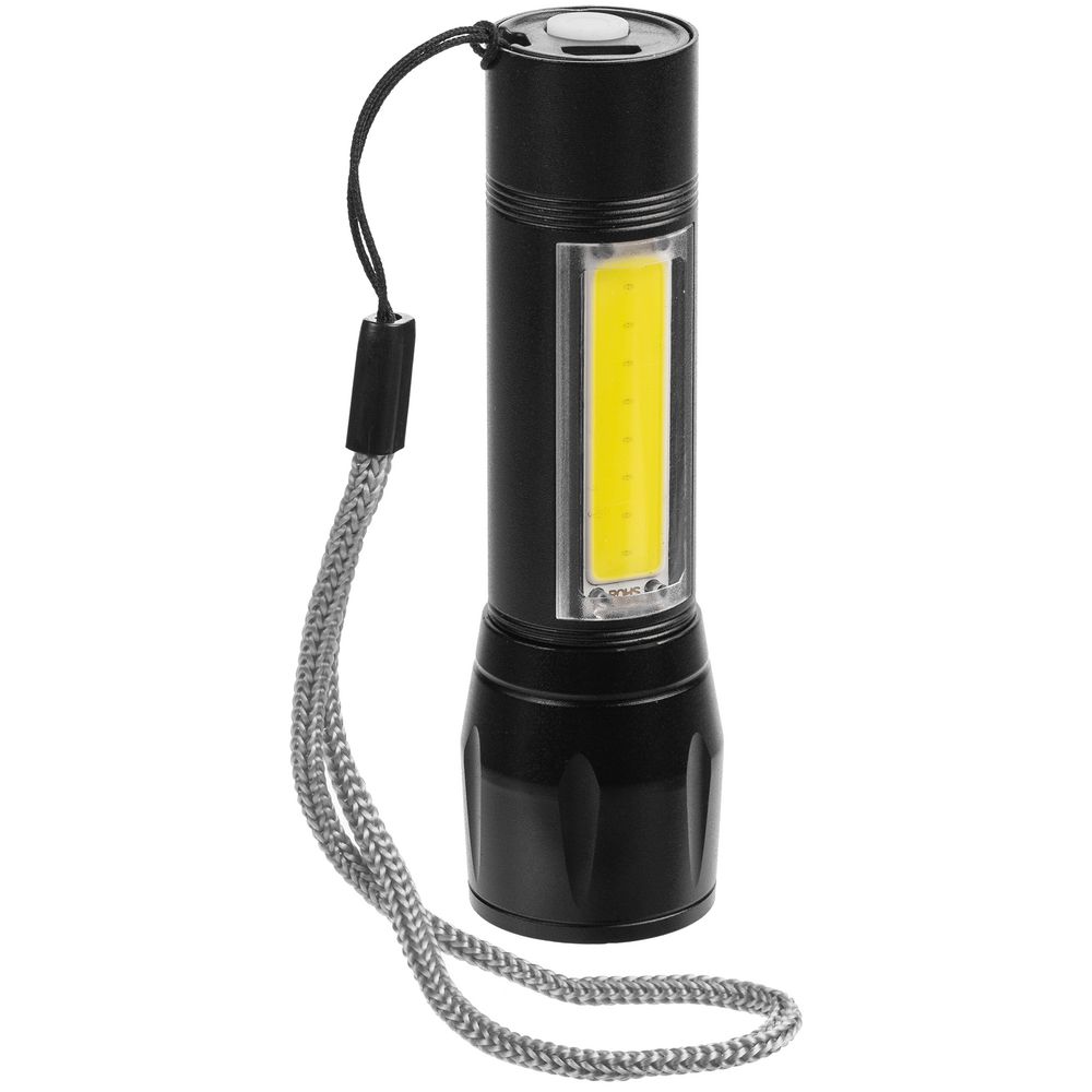 Фонарик аккумуляторный с фокусировкой луча Kirk фото на сайте Print Logo.