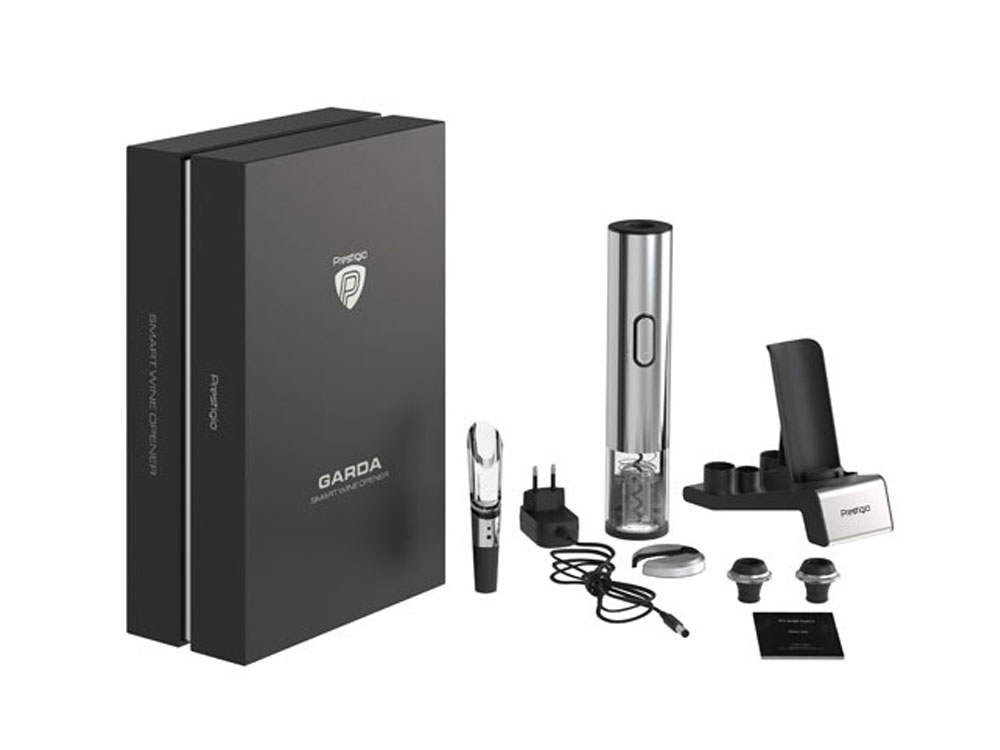 Набор для вина с автоматическим штопором Garda с логотипом Prestigio | Print Logo