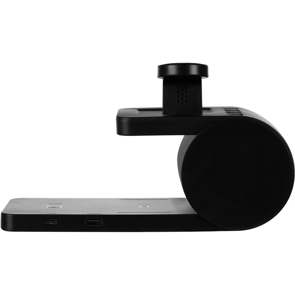 Станция беспроводной зарядки с часами fullStack — пример нанесения логотипа (Indivo) | Print Logo