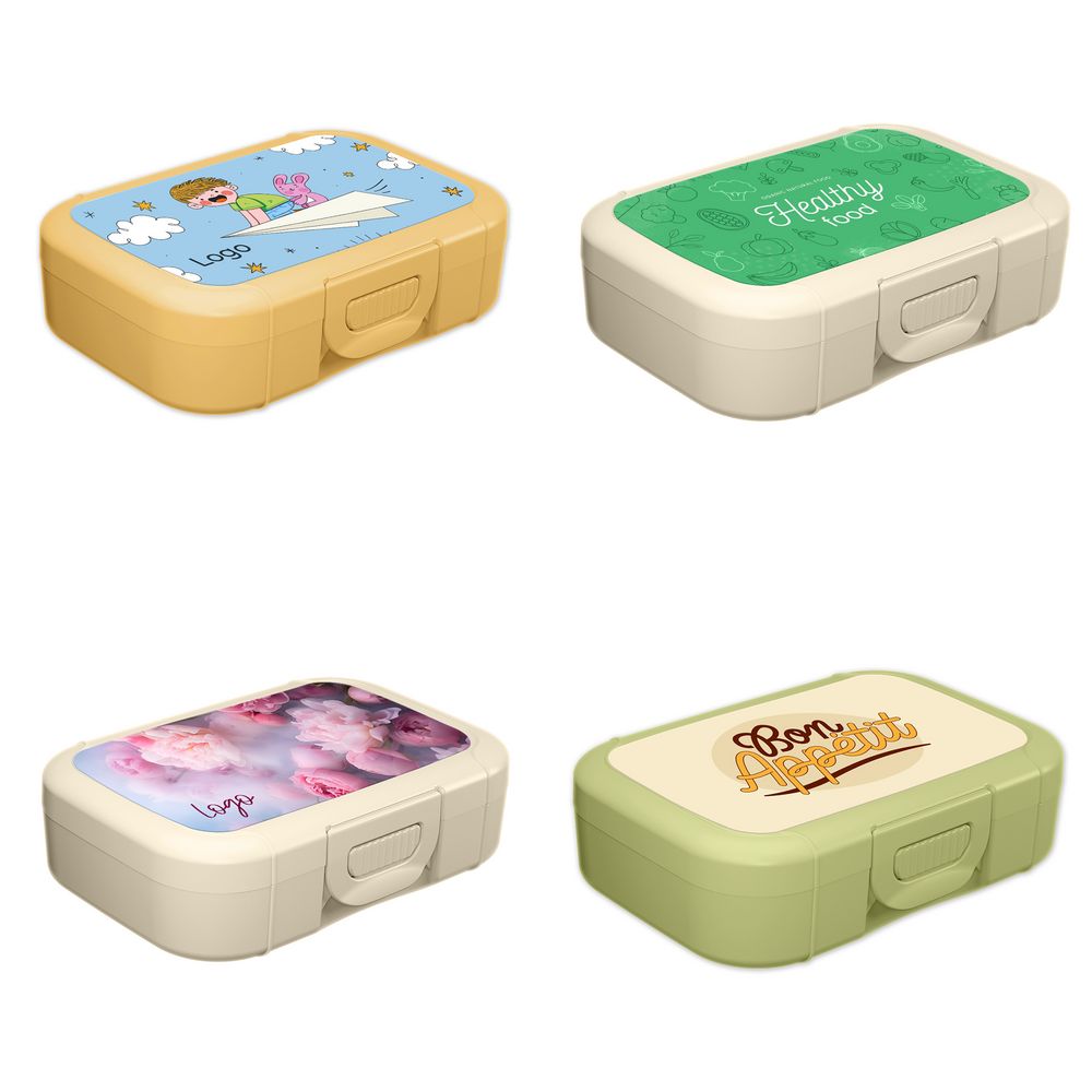 Ланчбокс с печатью Lunch Time на заказ с логотипом сделано в России | Print Logo