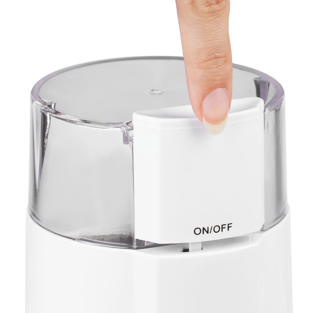 Электрическая кофемолка Capriccio — пример нанесения логотипа (Molti) | Print Logo