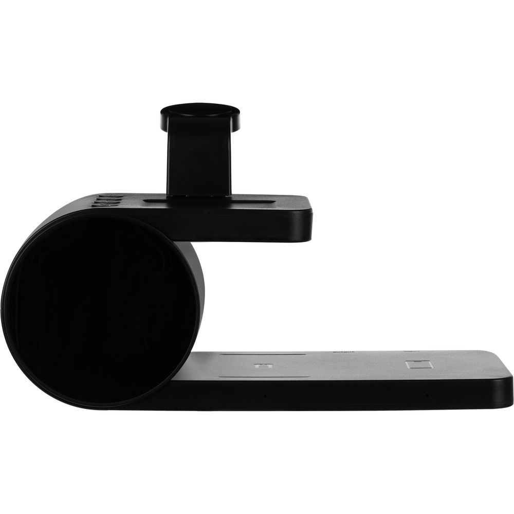 Станция беспроводной зарядки с часами fullStack — пример нанесения логотипа (Indivo) | Print Logo