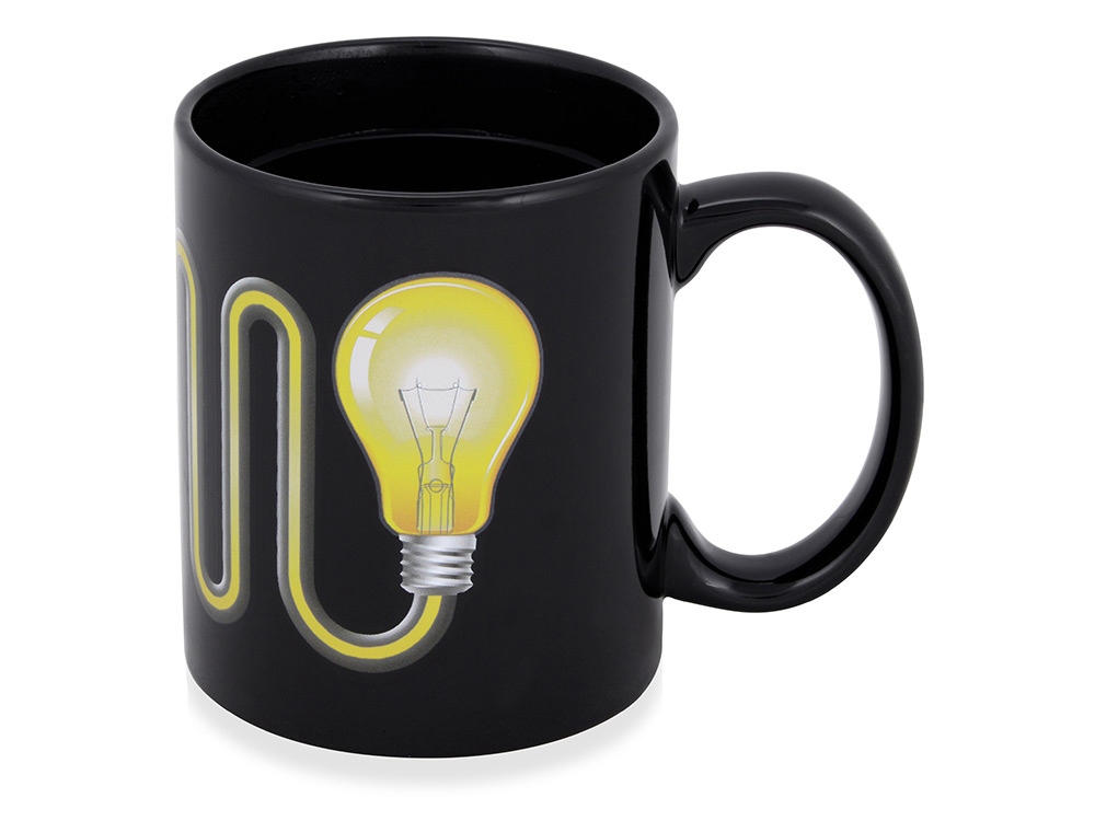 Кружка Лампочка с логотипом  | Print Logo