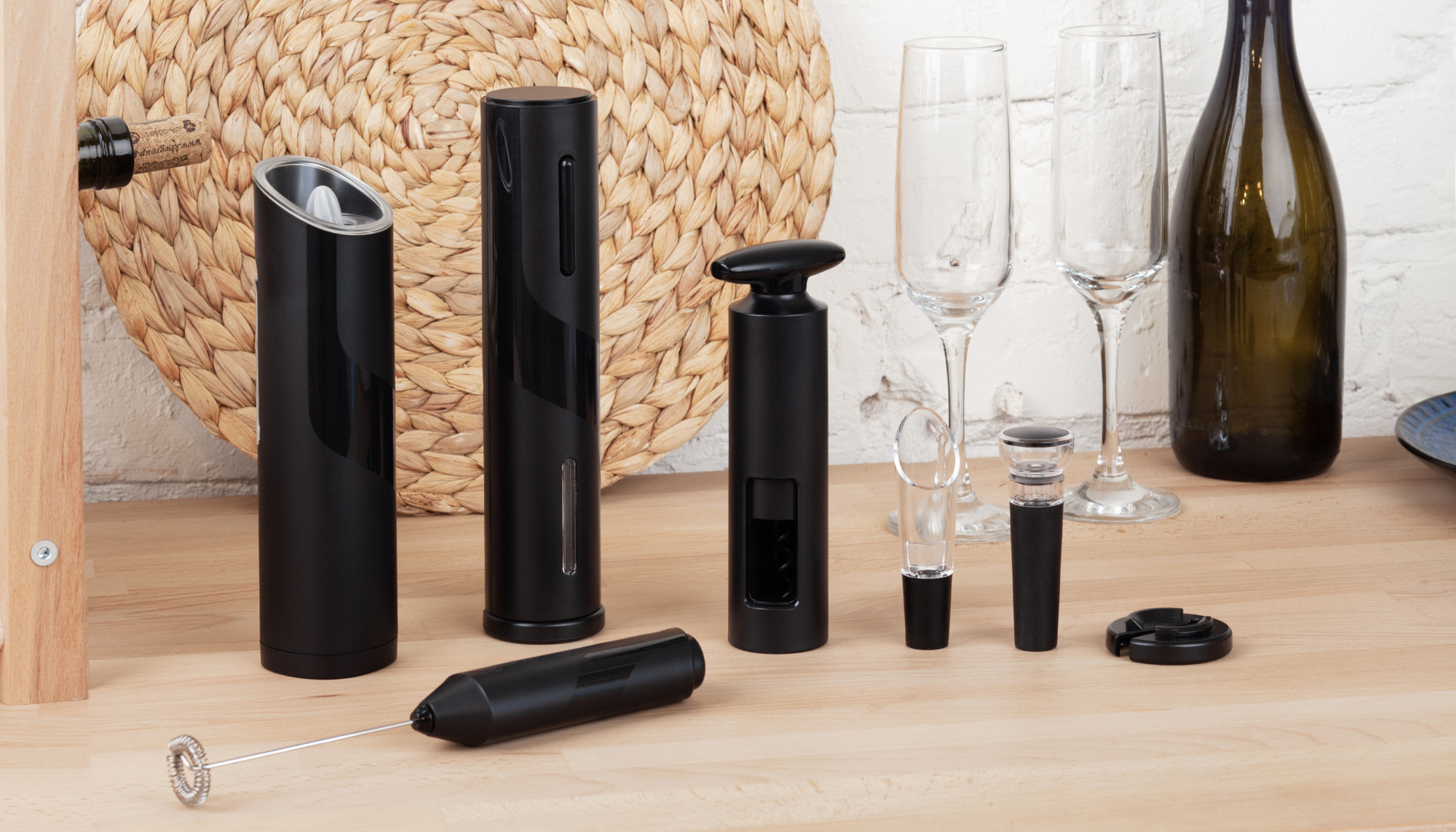 Штопор электрический "Кавист neo" с батареей, 500 mAh фото на сайте Print Logo.