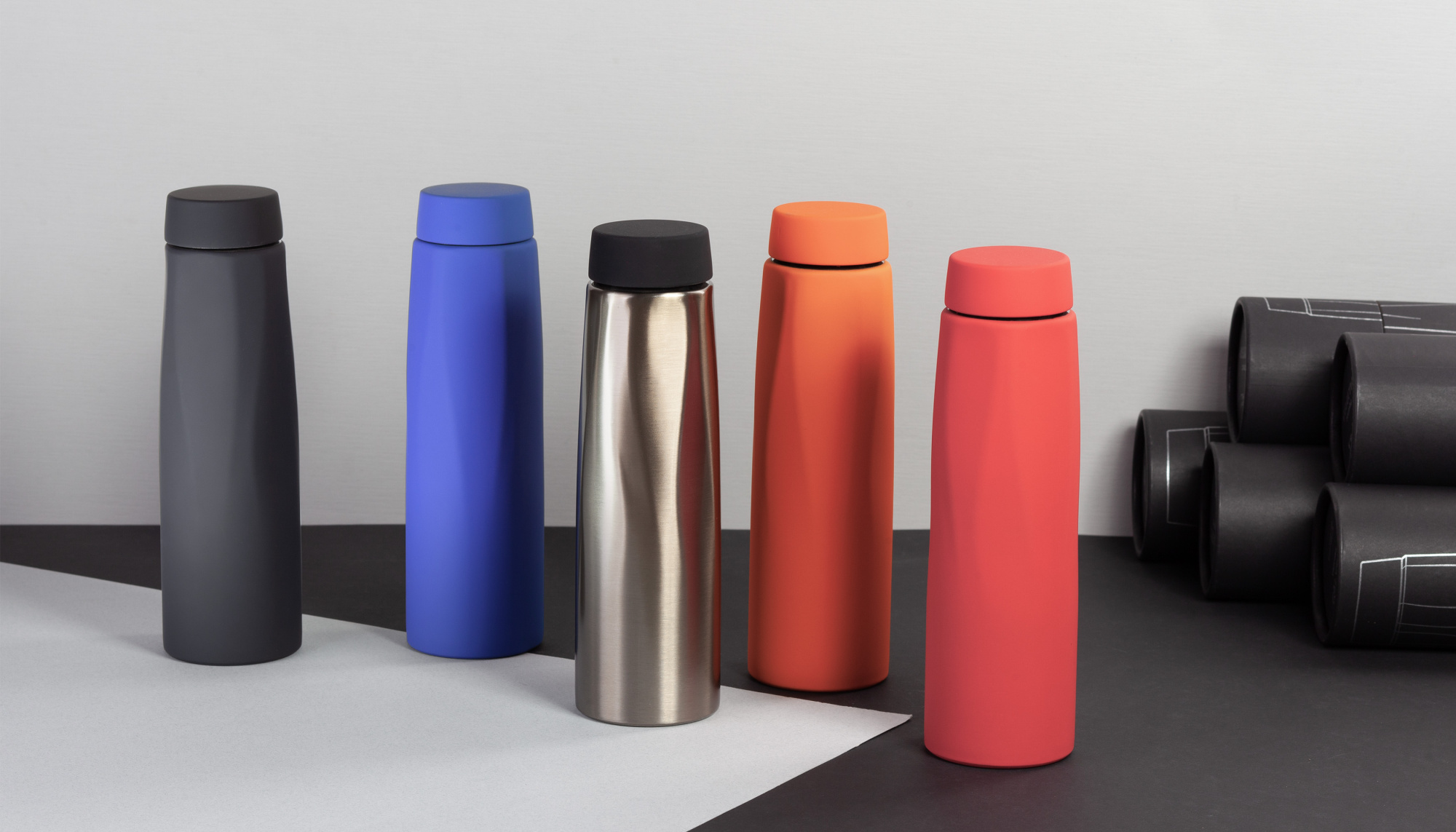 Термос "Calypso", покрытие soft touch, 500 мл фото на сайте Print Logo.