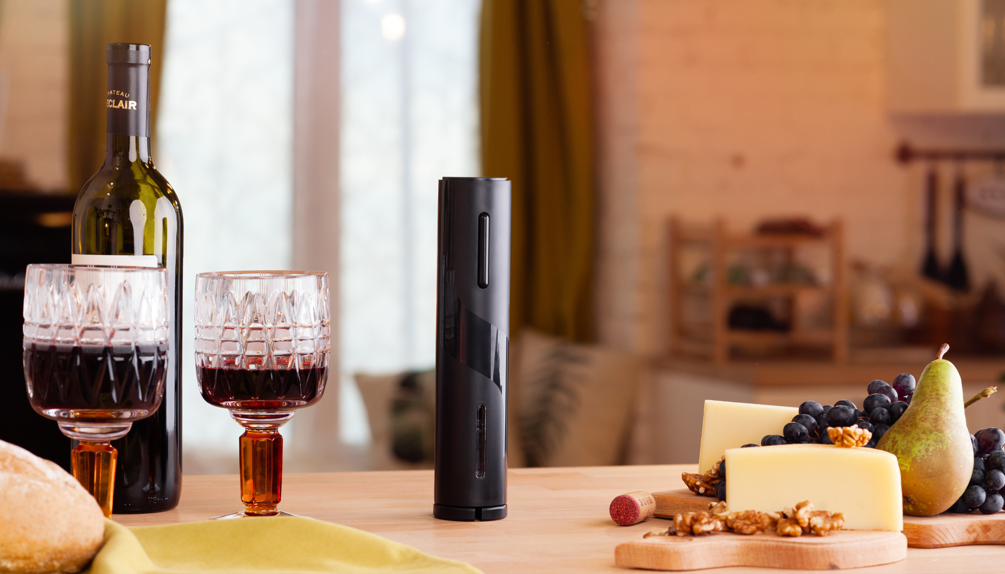 Штопор электрический "Кавист neo" с батареей, 500 mAh фото на сайте Print Logo.